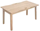 SOLID 02, jídlení stůl dřevěný,světlé dřevo