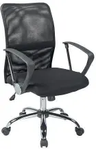 TONY židle kancelářská, celočerná