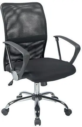 TONY židle kancelářská, celočerná