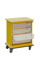 DEXTER 22 ABS vozík boxový, otevřený, 880x750x520 mm, žlutá odio