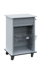 DEXTER 25 TRANSPARENT vozík boxový, roletový, 1180x780x620 mm, bílá