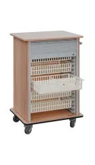 DEXTER 25 ABS vozík boxový, roletový, 1180x780x620 mm, dub bardolino