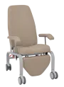 MEDI FLEX 01 mobilní křeslo polohovací, výškově stavitelné područky PU, béžová