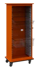 DEXTER 26 TRANSPARENT vozík boxový, otevřený, 1780x750x520 mm, mandarinka