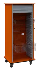 DEXTER 27 TRANSPARENT vozík boxový, roletový, 1780x780x620 mm, mandarinka