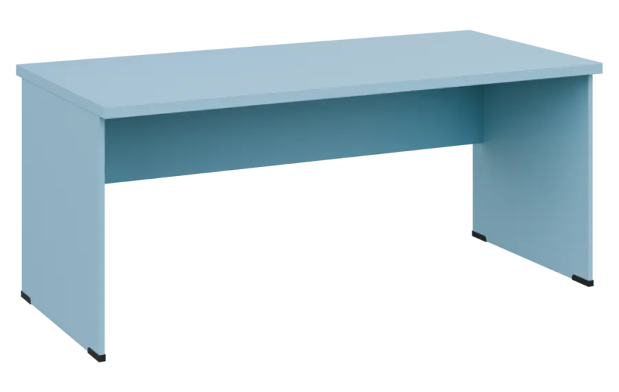 MHCPL 38 - 18 stůl kancelářský, dřevěná podnož, deska 36 mm, široký 1800 mm, obloha