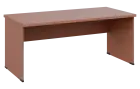 MHCPL 38 - 18 stůl kancelářský, dřevěná podnož, deska 36 mm, široký 1800 mm, pudrově hnědá