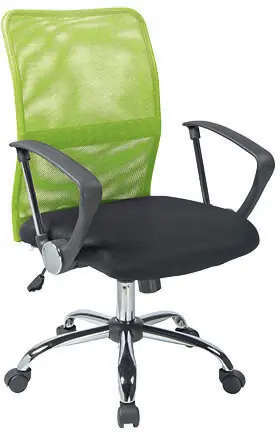 TONY židle kancelářská, opěrák MESH zelená