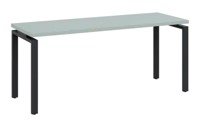 MHCPK 36 - 18 stůl kancelářský, kovová podnož černá, deska 36 mm, široký 1800 mm, šedozelinkavá