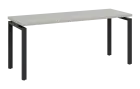 MHCPK 36 - 18 stůl kancelářský, kovová podnož černá, deska 36 mm, široký 1800 mm, teplá šedá