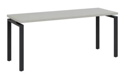 MHCPK 36 - 18 stůl kancelářský, kovová podnož černá, deska 36 mm, široký 1800 mm, teplá šedá