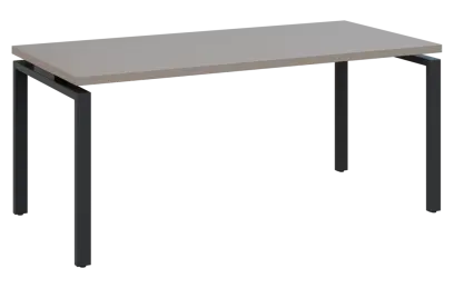 MHCPK 38 - 18 stůl kancelářský, kovová podnož černá, deska 36 mm, široký 1800 mm, taupe hnědá