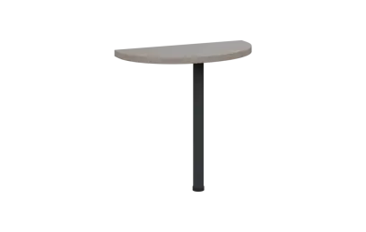 MHCJD - 80 přístavba jednací, kovová podnož černá, síla desky 36 mm, široká 800 mm, taupe hnědá