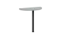 MHCJD - 80 přístavba jednací, kovová podnož černá, síla desky 36 mm, široká 800 mm, světle šedá