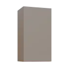 MHCH - 4D horní skříňka, 1-dveřová, pravá, 730x400x300, taupe hnědá, profil béžově růžový