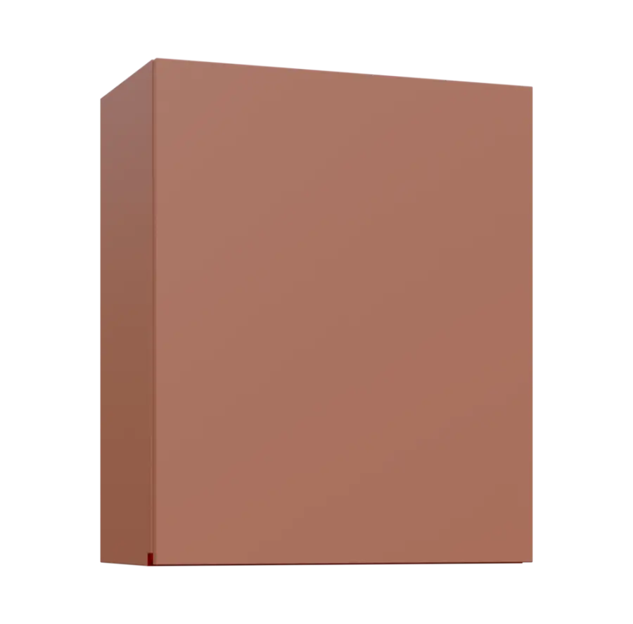 MHCH - 6D horní skříňka, 1-dveřová, pravá, 730x600x300, pudrově hnědá, profil burgundy