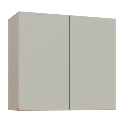 MHCH - 8D horní skříňka, 2-dveřová, 730x800x300, teplá šedá, profil béžově růžový