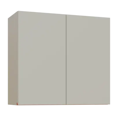 MHCHR - 8 horní skříňka, 1-dveřová, rohová, pravá, 730x800x300, teplá šedá, profil béžově růžový