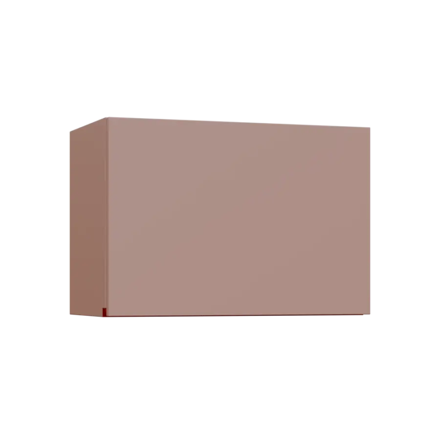 MHCHV - 64D horní skříňka, výklop, 414x600x300, pudrově růžová, profil burgundy