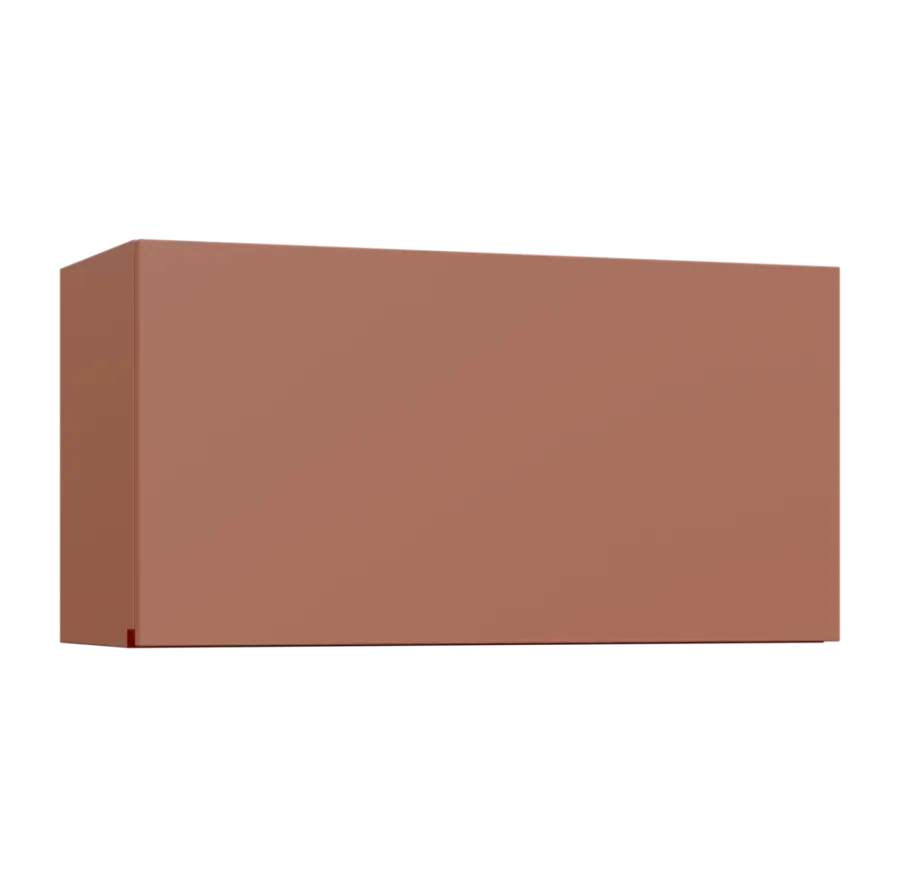 MHCHV - 84D horní skříňka, výklop, 414x800x300, pudrově hnědá, profil burgundy