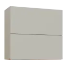 MHCHVV - 8D horní skříňka, 2 výklopy, 730x800x300, teplá šedá, profil béžově růžový