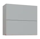 MHCHVV - 8D horní skříňka, 2 výklopy, 730x800x300, světle šedá, profil červený