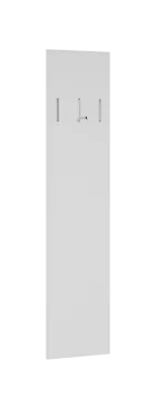FLIPPO 01 stěna věšáková 400x18x1800 mm, 3-háček, bílá