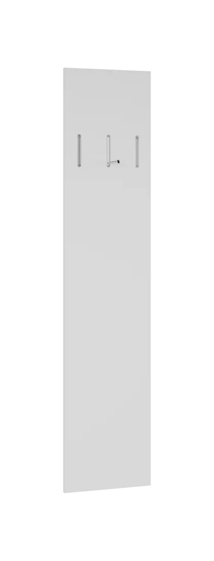 FLIPPO 01 stěna věšáková 400x18x1800 mm, 3-háček, bílá
