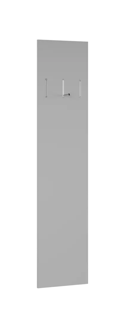 FLIPPO 01 stěna věšáková 400x18x1800 mm, 3-háček, šedá