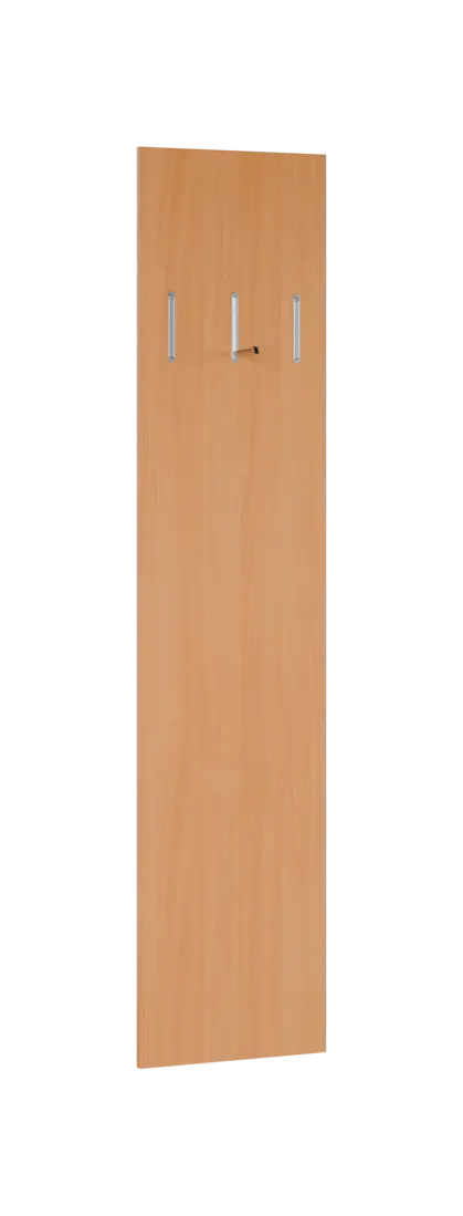 FLIPPO 01 stěna věšáková 400x18x1800 mm, 3-háček, buk royal
