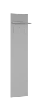 FLIPPO 02 stěna věšáková 400x220x1800 mm, 3-háček, šedá
