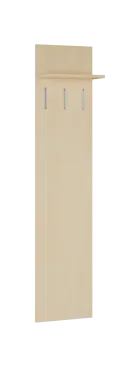 FLIPPO 02 stěna věšáková 400x220x1800 mm, 3-háček, bříza světlá
