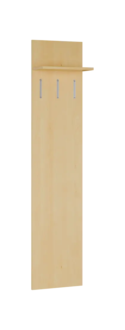 FLIPPO 02 stěna věšáková 400x220x1800 mm, 3-háček, javor horský