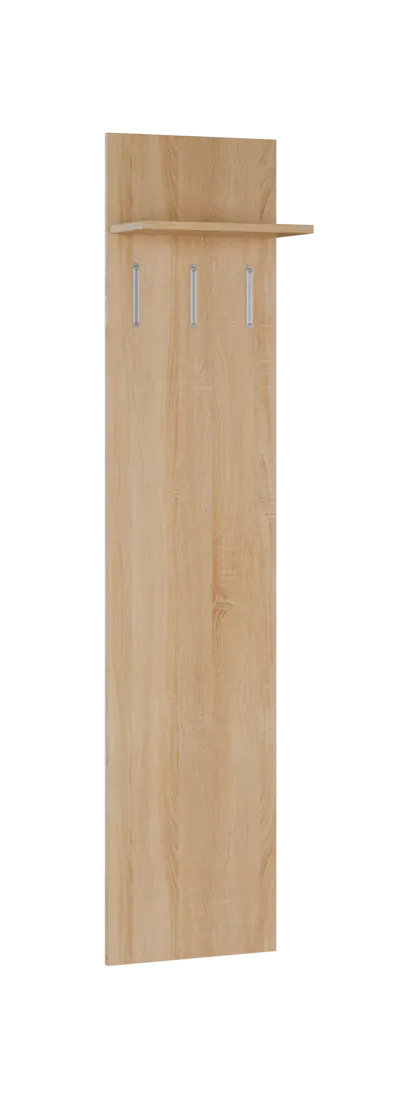 FLIPPO 02 stěna věšáková 400x220x1800 mm, 3-háček, dub bardolino