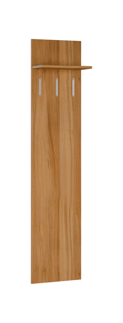 FLIPPO 02 stěna věšáková 400x220x1800 mm, 3-háček, ořech světlý