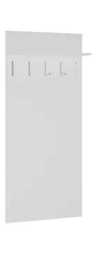 FLIPPO 03 stěna věšáková 800x220x1800 mm, 5-háček, bílá