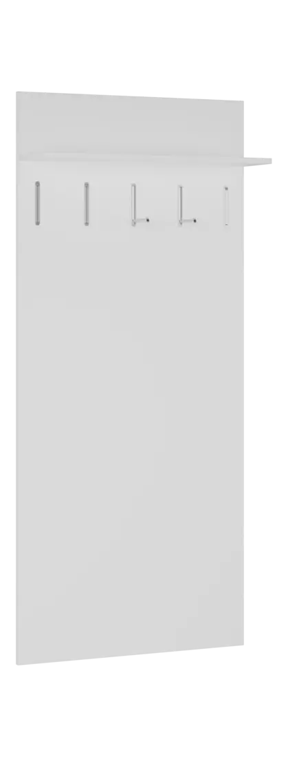 FLIPPO 03 stěna věšáková 800x220x1800 mm, 5-háček, bílá