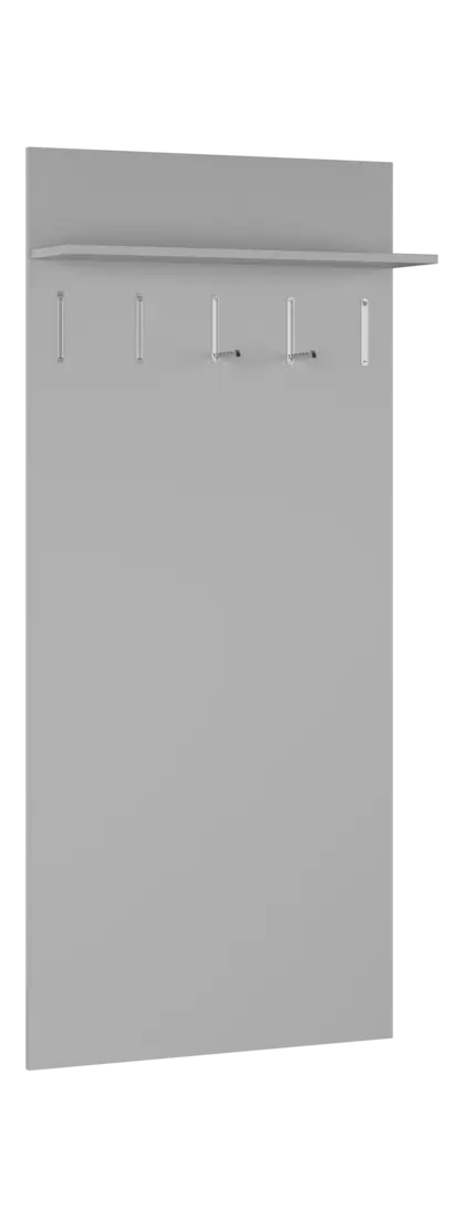 FLIPPO 03 stěna věšáková 800x220x1800 mm, 5-háček, šedá