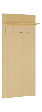 FLIPPO 03 stěna věšáková 800x220x1800 mm, 5-háček, javor horský