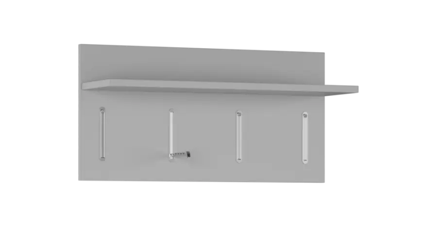 FLIPPO 07 stěna věšáková 700x220x350 mm, 4-háček, šedá