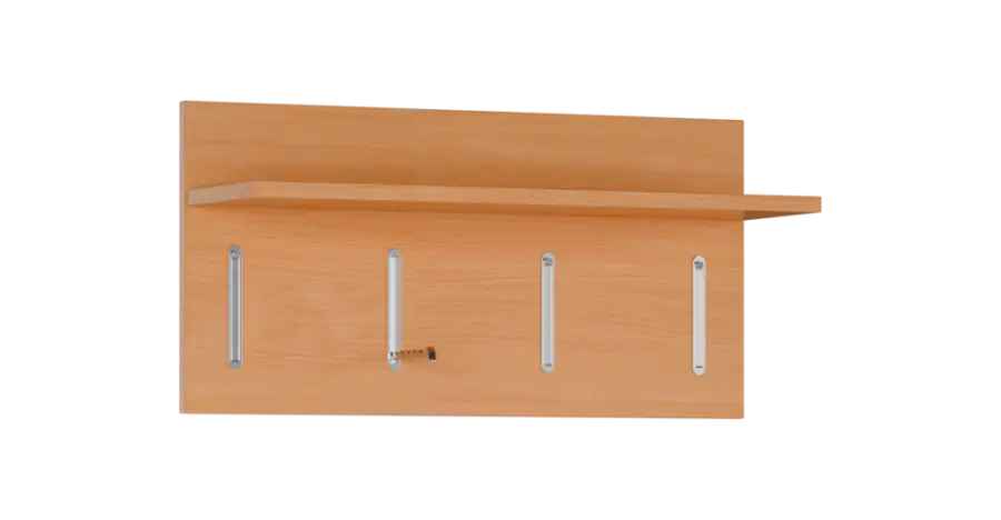 FLIPPO 07 stěna věšáková 700x220x350 mm, 4-háček, buk royal