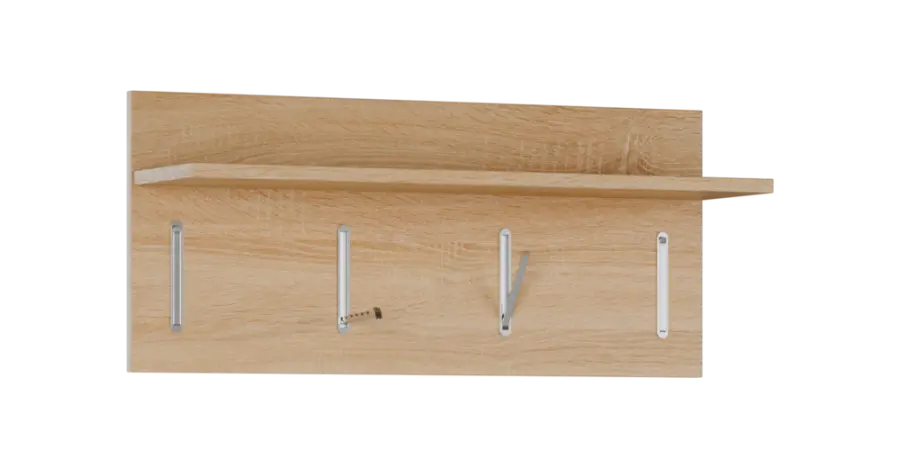 FLIPPO 08 stěna věšáková 800x220x350 mm, 4-háček, dub bardolino
