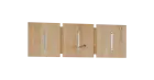 FLIPPO 11 stěna věšáková 800x36x350 mm, 3-háček, dub bardolino
