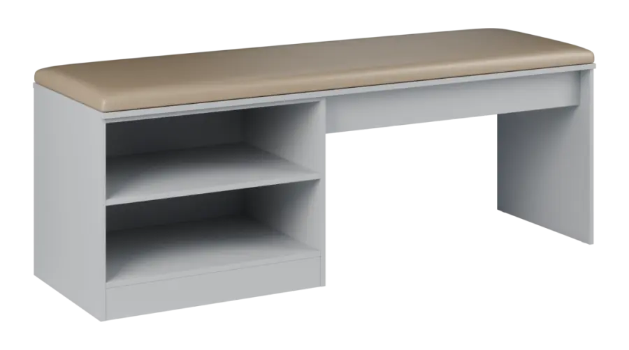 MEDI HIDE 101 lehátko vyšetřovací, 710x1910x600 mm, šedá, koženka P20 latte
