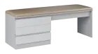 MEDI HIDE 306 lehátko vyšetřovací, 710x1910x600 mm, korpus šedý, čílka bílá, koženka P20 latte