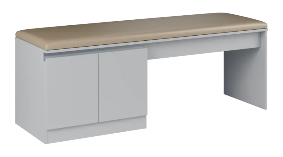 MEDI HIDE 202 lehátko vyšetřovací, 710x1910x600 mm, šedá, koženka P20 latte