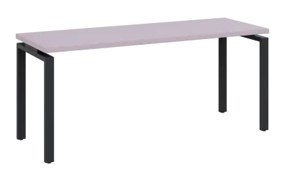 MHCPK 36 - 18 stůl kancelářský, kovová podnož černá, deska 36 mm, široký 1800 mm, pastelově růžová MHCPK 36 - 18 stůl kancelářský, kovová podnož černá, deska 36 mm, široký 1800 mm, pastelově růžová