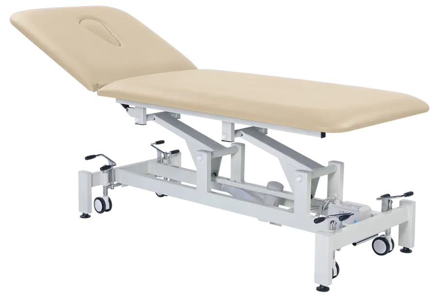 OPTIMED 2 - 250 kg, elektrické vyšetřovací lehátko, 2-segmentové, Medi SK krémová