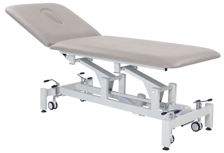 OPTIMED 2 - 250 kg, elektrické vyšetřovací lehátko, 2-segmentové, Medi SK světle šedá