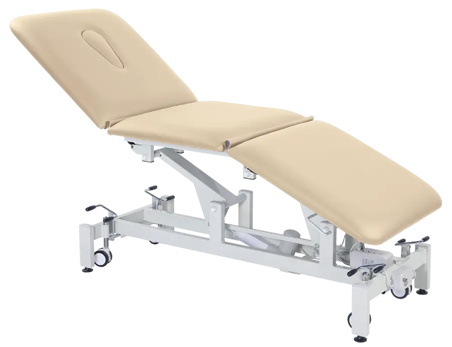 OPTIMED 3 - 250 kg, elektrické vyšetřovací lehátko, 3-segmentové, Medi SK krémová